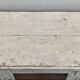 Small old white wooden display case