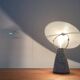 Vintage Postmodern Eno table lamp in glass and terrazzo from Ikea, 1990s.
