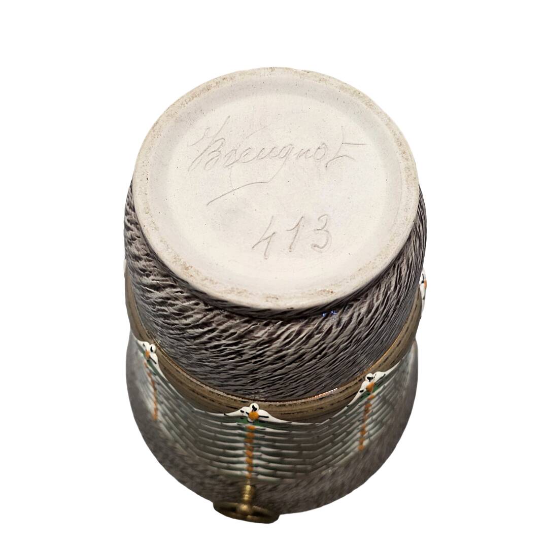 Vintage Jacques Breugnot Ceramic Wine Cooler, from the 1950/60s