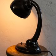 Art Deco Bakelite Desk Lamp Futurit 202 By Eric Kirkham Cole for Gummon Bratislava, Slovakia, 1930s