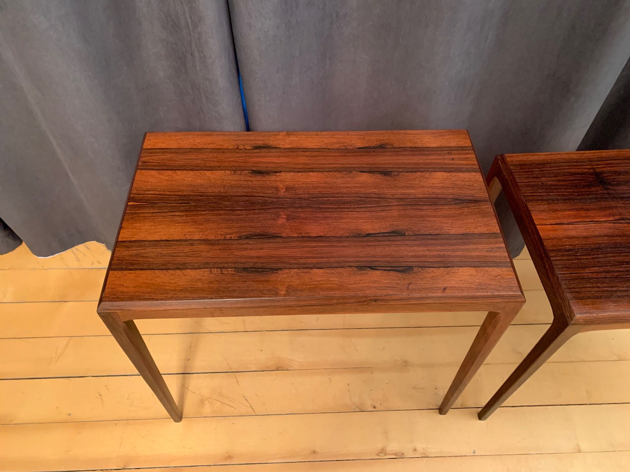 Paire de tables par Johannes Andersen, CFC Silkeborg, Danemark, années 1960