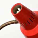 Gemi red Scandinavian table lamp, 1960s