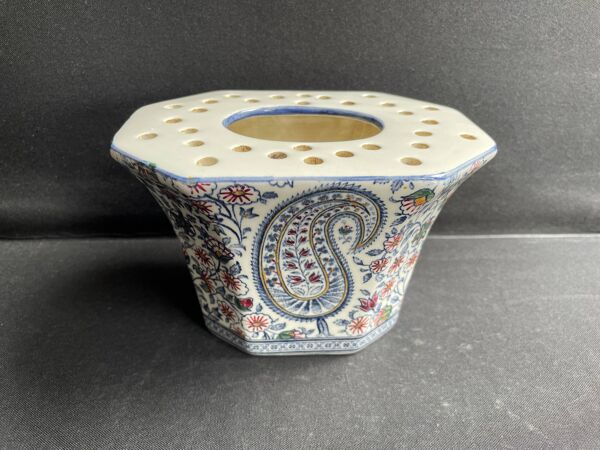 Pique-fleurs faïence de Gien