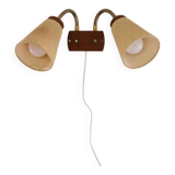 Scandinavian wall light with two light points