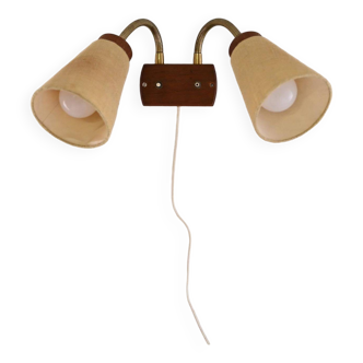 Scandinavian wall light with two light points