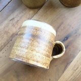 Lot 6 tasses grès