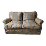Jacquard fabric sofa with feather filling