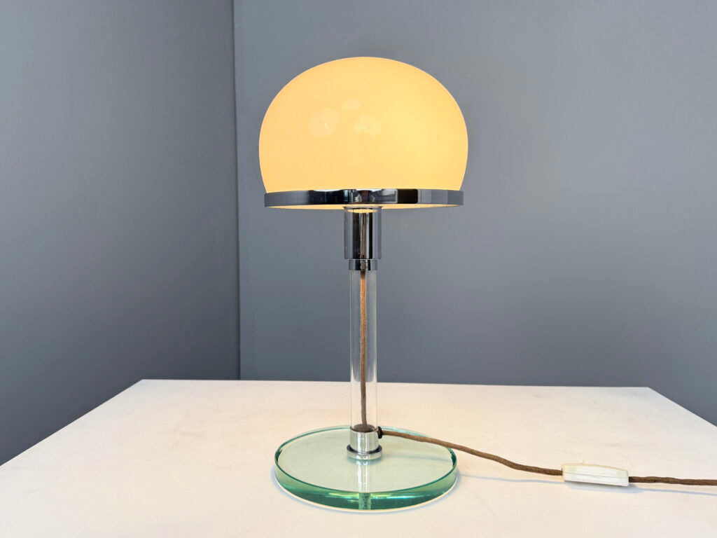Bauhaus table lamp, designed in 1923 by Carl Jacob Jucker for Imago DP, Italy, 1960s