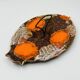 Plat Poisson Vallauris Céramique Vintage Orange