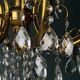 Vintage crystal chandelier, Italy, 1950s