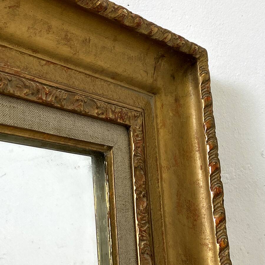 Miroir bois et stuc doré style Louis XVI