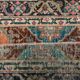Tapis tribal vintage en laine, turc, étroit, en détresse, 270x67 cm