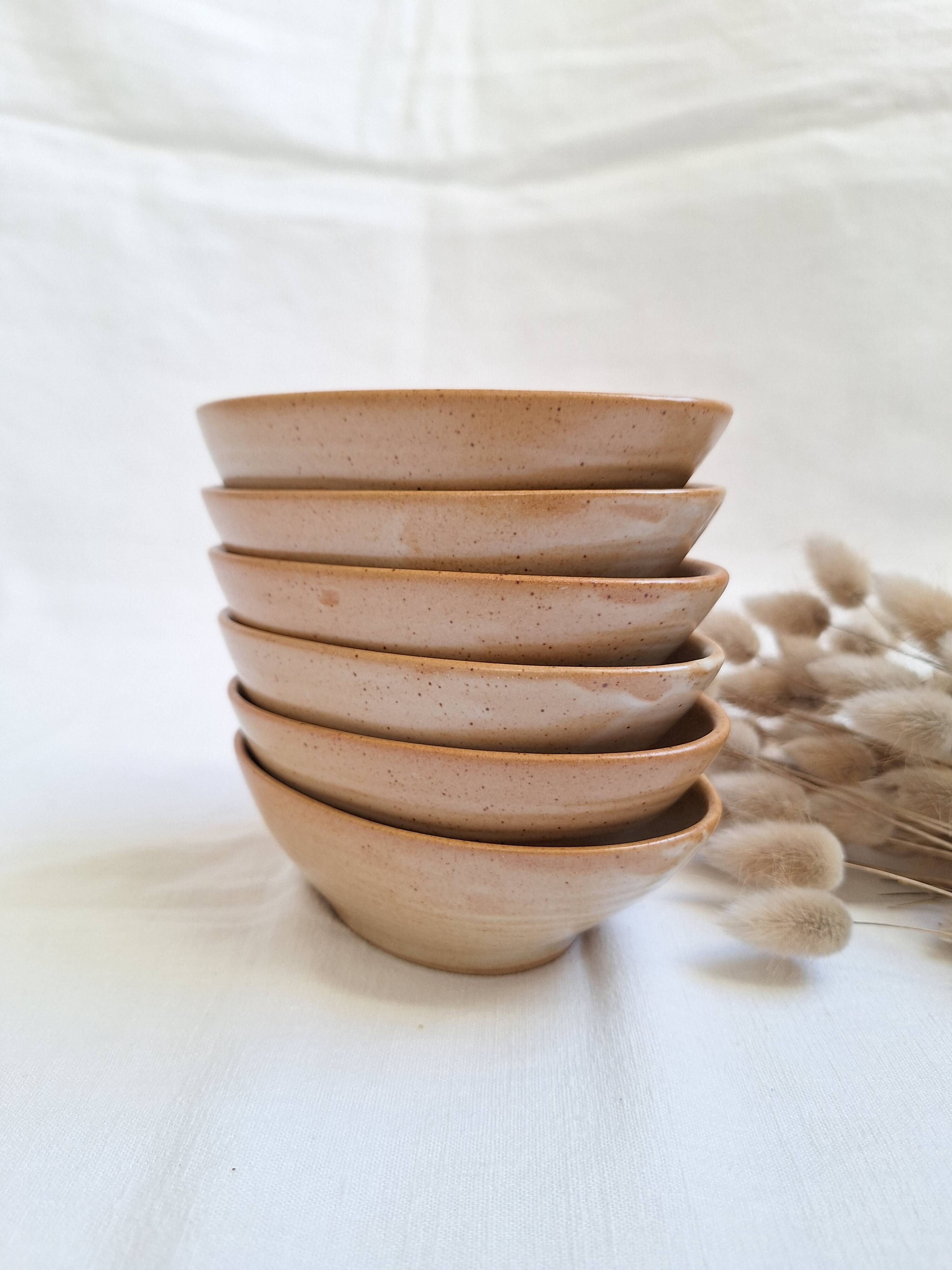Vintage village stoneware ramekin