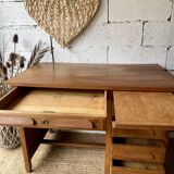 1950s oak desk