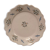 Assiette La rochelle Nevers fin XVIII°