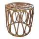 Vintage rattan stool
