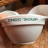 Vintage bowls choc'soup
