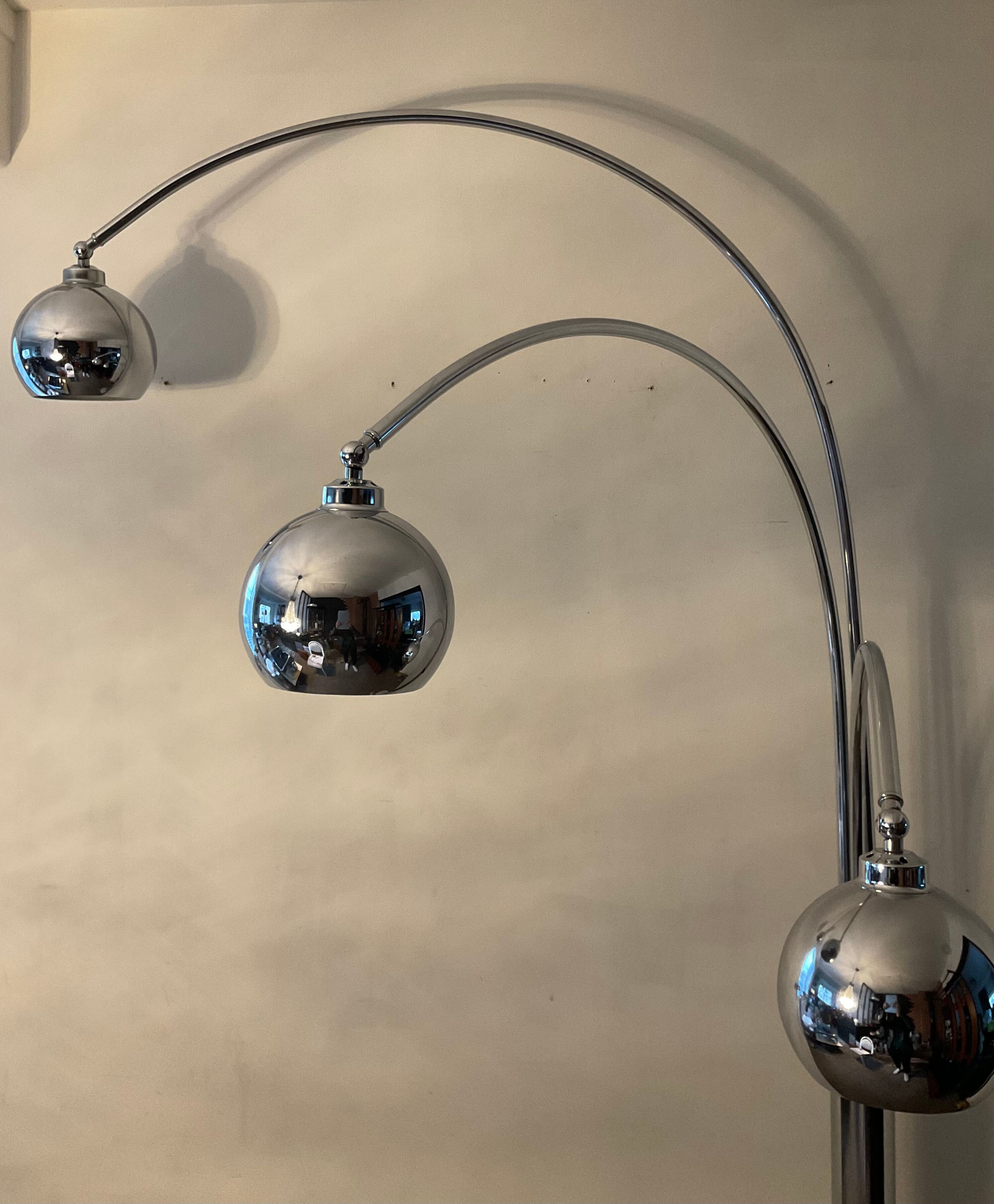 Lampadaire Muguet vintage années 70