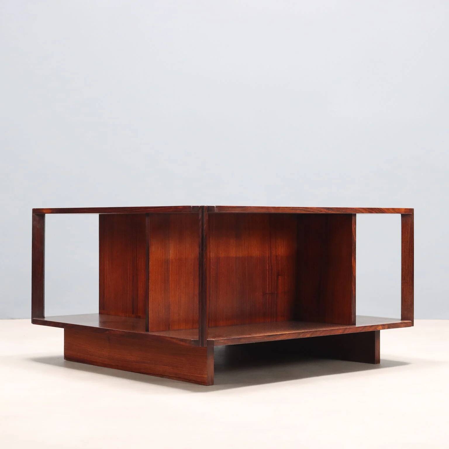 Square coffee table Arflex, vintage design by Marco Zanuso, 1960s.