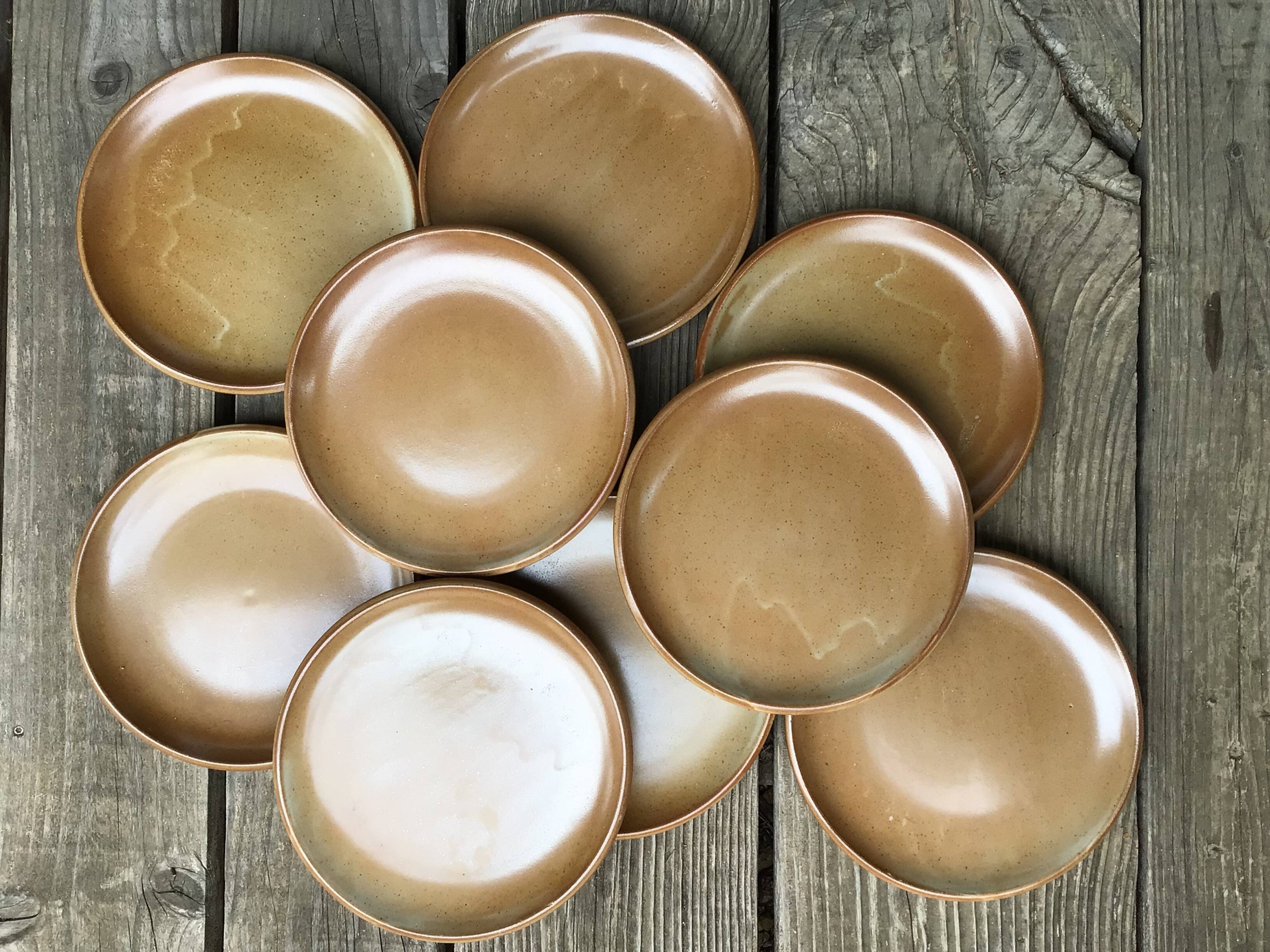 9 Brenne Stoneware Dinner Plates