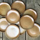 9 Brenne Stoneware Dinner Plates