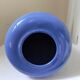 Lavender blue ceramic vase