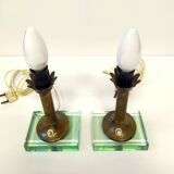 Table Lamps  Pietro Chiesa style , 1940s, Set of 2
