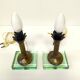 Table Lamps Pietro Chiesa style , 1940s, Set of 2