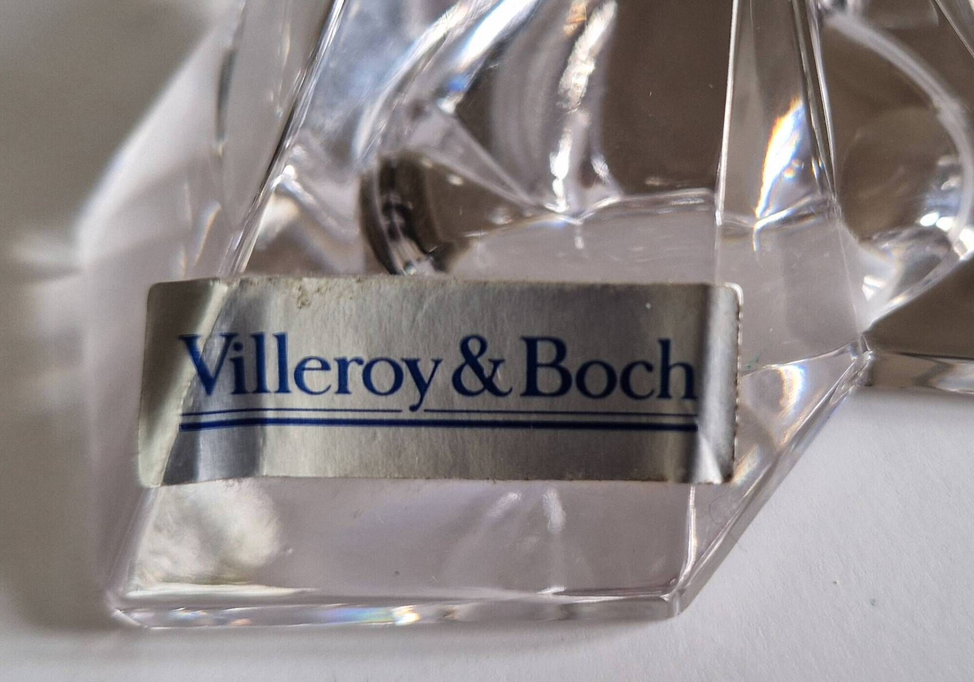 Bougeoir 4 branches en cristal Villeroy & Bosch, état neuf