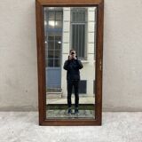 1950s mirror door in solid oak