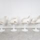 Vintage tulip dining chairs, 1960s