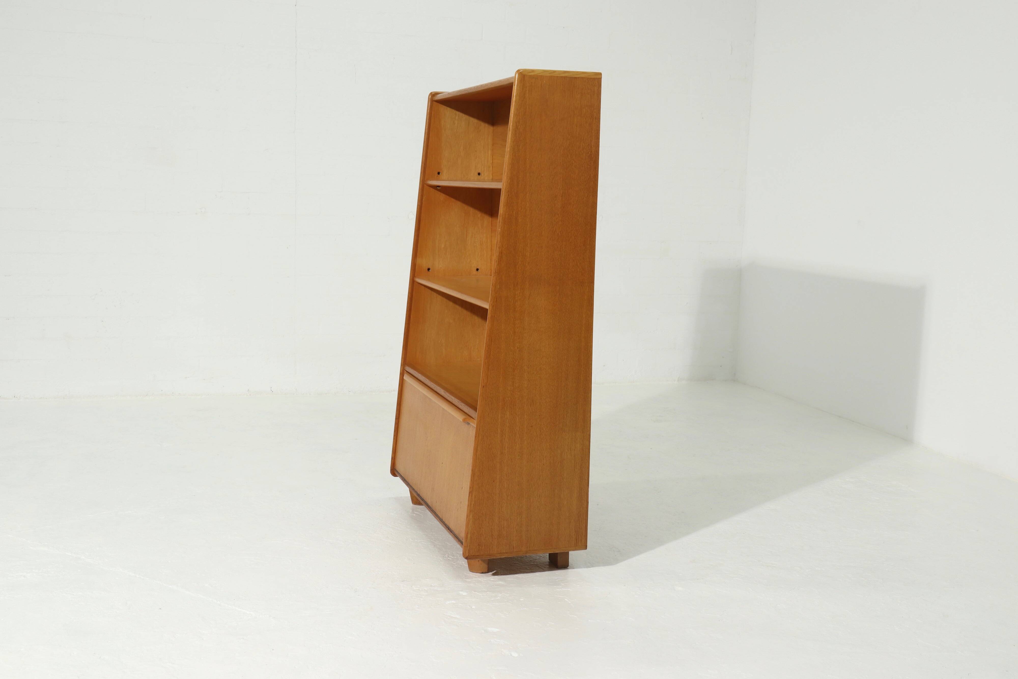 Oak Series Bookcase Model BE04 by Cees Braakman for Pastoe 1950s