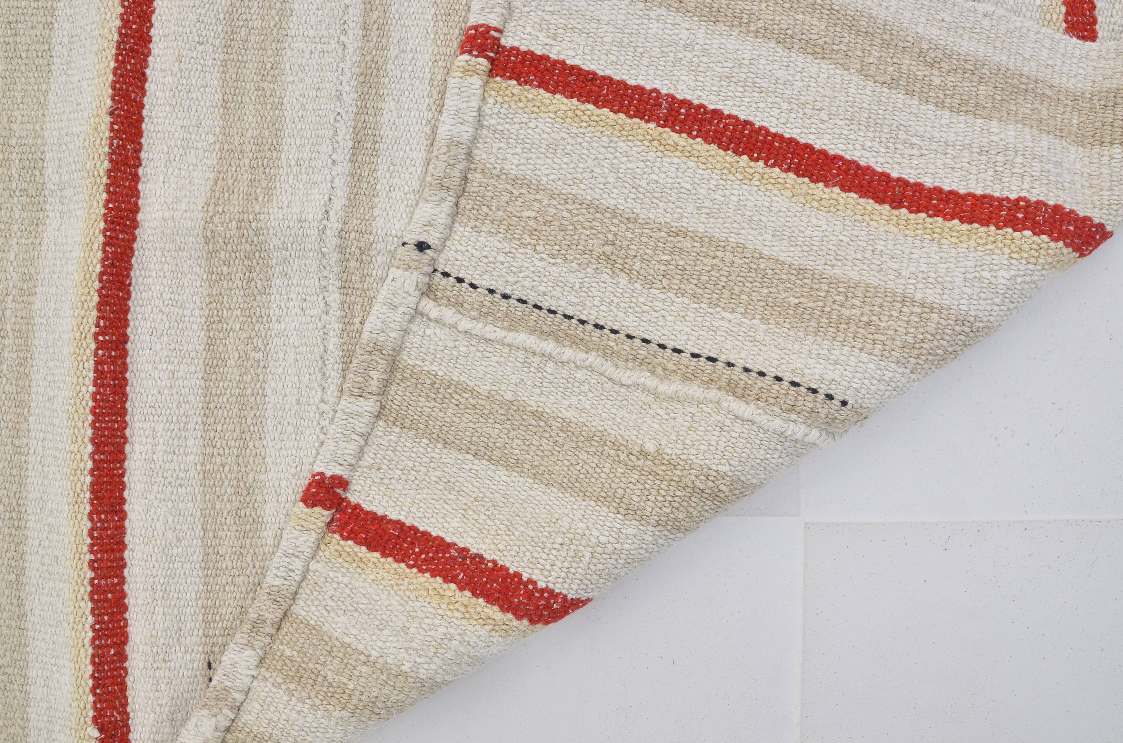 Vintage Handwoven Hemp Kilim Rug sku 3670