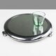 Chrome and mirror Art Deco Serving Tray, Belgium 1930s
