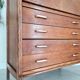 Scandinavian secretary desk - showcase chest of drawers