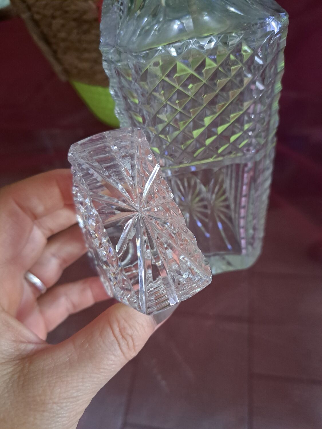 Carafe en cristal