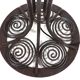 Charles Schneider Art Nouveau wrought iron floor lamp, 1920