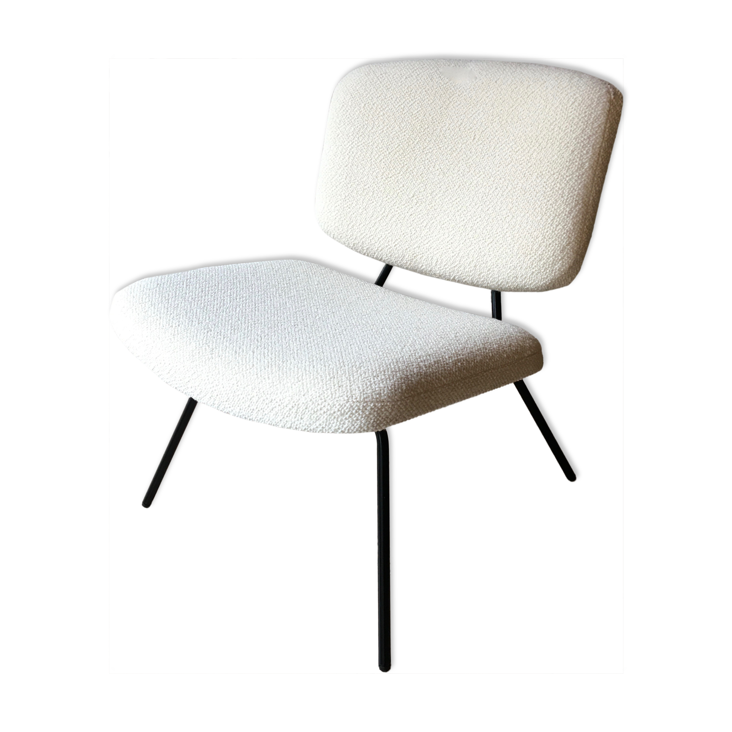 Pierre Paulin CM 190 heater for Thonet with Lelièvre fabric