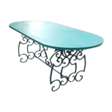 Garden table in wrought iron