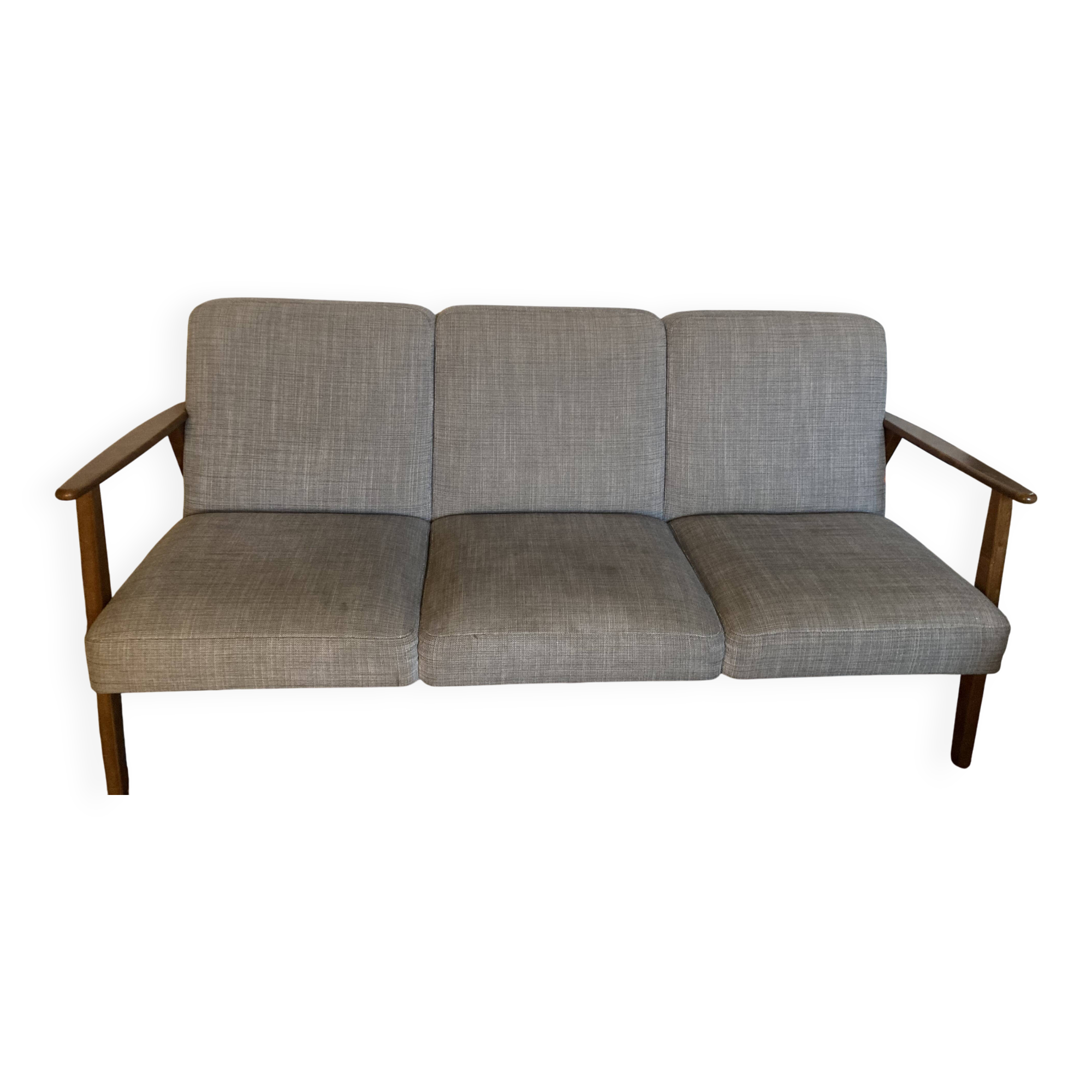 50s Ekenaset heather gray sofa