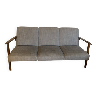 Canapé 50s Ekenaset gris chiné