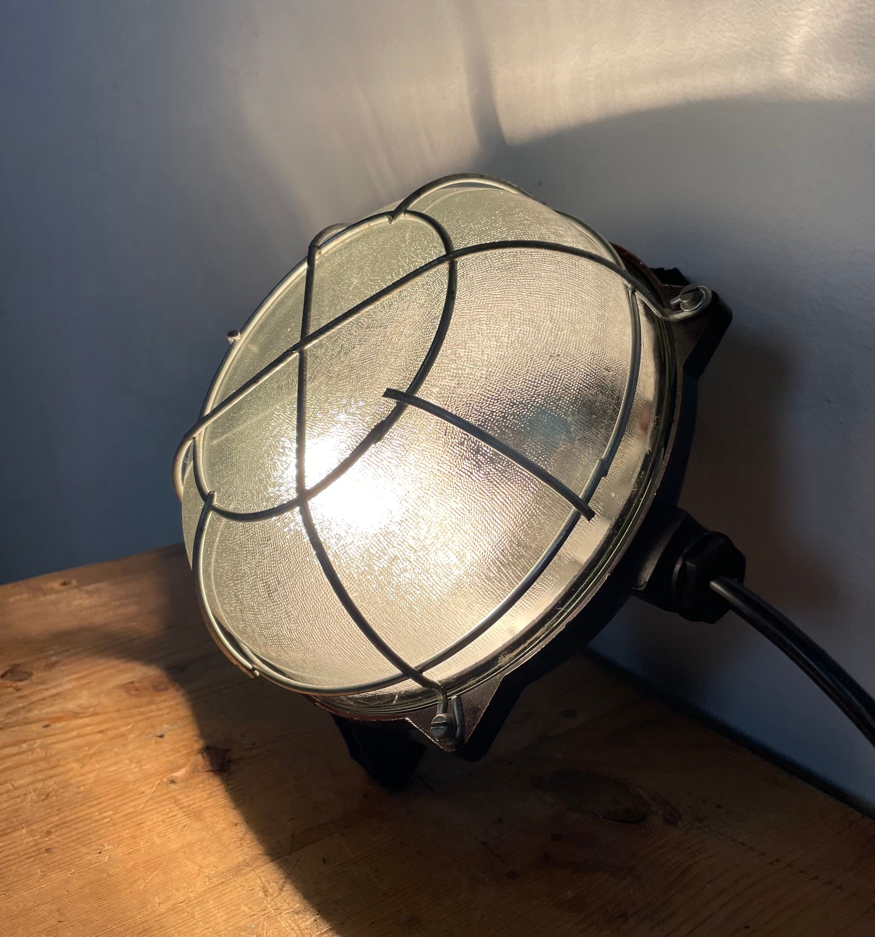 Brown Industrial Bakelite Wall or Ceiling Light, 1970s
