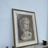 Dessin au crayon d’un buste