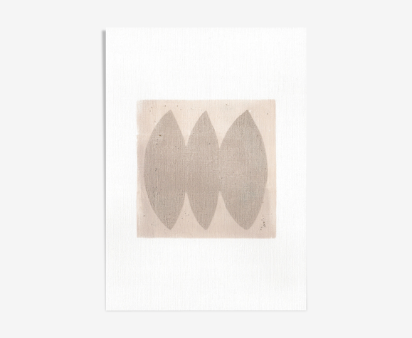 Peinture sur papier datée et signée Eawy M278
