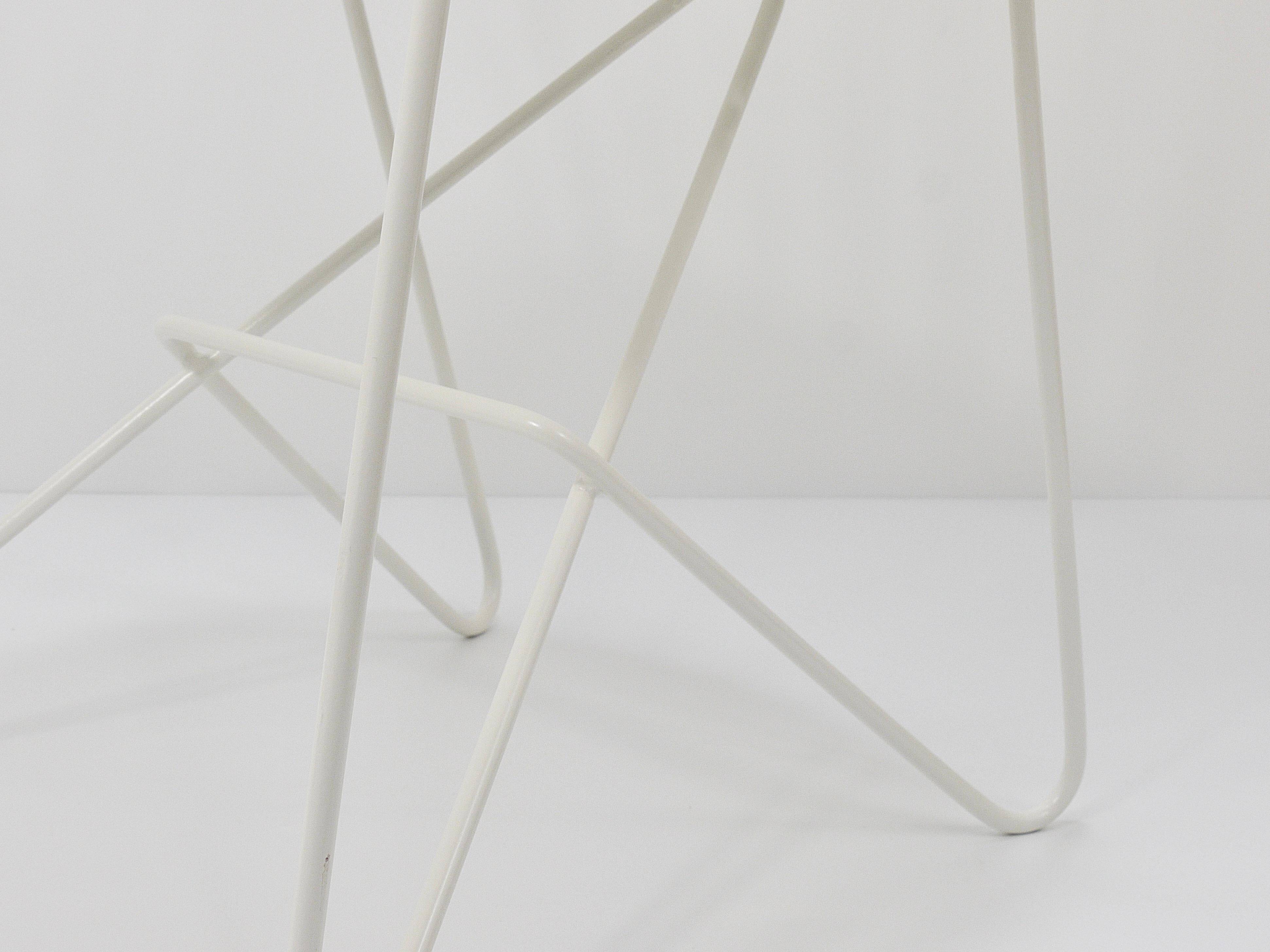 Chaise filaire Sonett Astoria Auersperg Midcentury, Karl Fostel, Autriche, années 1950