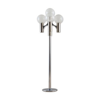 Maison Sciolari floor lamp with 4 Murano glass shades, Italy, 1970s