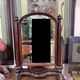Psyche mirror in mahogany