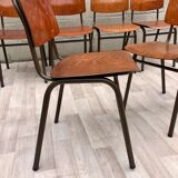 Lot of 6 vintage Marko 60s chairs