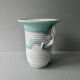 Glazed ceramic vase, 1930s, Art Deco