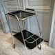 French Regency style metal serving trolley 1950